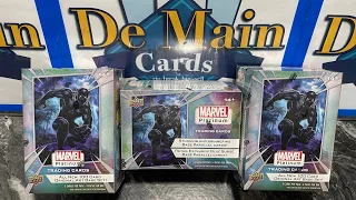 HUGE 1:1,620 Pack Hit!! Pre-Release 2023 Upper Deck Marvel Platinum rip & review with my wife & son!