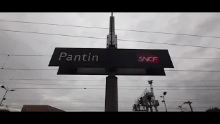 RER E Pantin ainsi que, Transilien P, Intercité, TGV et Ice Train