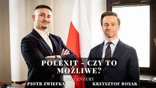 BEZ CENZURY #18 - ZWIEFKA & BOSAK - O POGLĄDACH KONFEDERACJI NA UE, O ANTYUNIJNOŚCI PIS, O POLEXIT