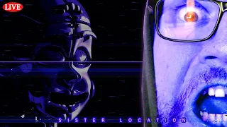 LIVE | I'M SCARED | Five Nights at Freddy's: Sister Location | Full Playthrough