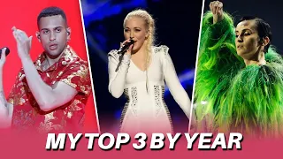 Eurovision 2011-2021 | My Top 3 By Year