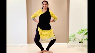 Bharatanatyam : Lesson 1 - Learn adavus or steps  - Thattadavu 1 to 8