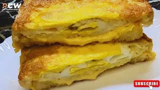 Mouthwatering Garlic Butter Egg Cheese Toast Recipe!