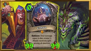 Hearthstone: Remember C'Thun? 0 Mana  C'Thun Galakrond Togwaggle Rogue | One Hit Deck | Wild