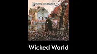 Black Sabbath - Wicked World (lyrics)