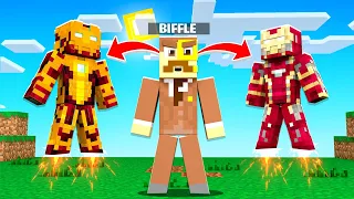 Making an IRON MAN ARMY on Crazy Craft
