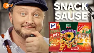 Fantastische Flips: Sebastian bastelt Billig-Snacks mit dicken Maschinen