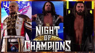 WWE 2k24 - Night of Champions Highlights - Universe #3