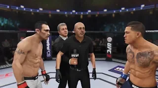 Tony Ferguson vs. Anthony Pettis (EA Sports UFC 3) - CPU vs. CPU - Crazy UFC 👊🤪