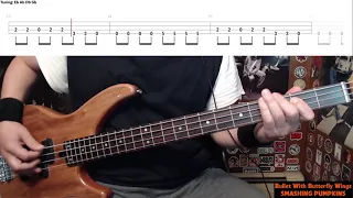 Bullet With Butterfly Wings by The Smashing Pumpkins - Bass Cover with Tabs Play-Along