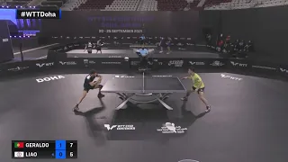 Geraldo Joao vs Liao Cheng Ting | WTT Star Contender Doha 2021 | MS | QUAl