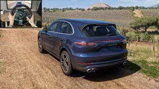 Porsche Cayenne Turbo | Offroading | Forza Horizon 5 | Thrustmaster Steering Wheel