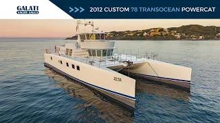 Walkthrough Story: 2012 78' TransOcean Powercat "IETA" For Sale