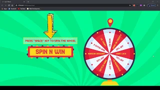JavaScript Spin n Win Game