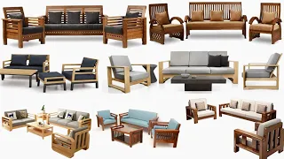 Top 50 Modern Wooden Sofa Set Design Ideas 2022 || Wooden Furniture || Home Interior Design