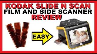 Review of KODAK SLIDE N SCAN Film and Slide Scanner | 130, 110, 126 mm Film Negative, 50 X 50 Slide