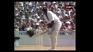 ENGLAND v WEST INDIES 3rd TEST MATCH DAY 1 OLD TRAFFORD JULY 8 1976 SIR GORDON GREENIDGE MIKE SELVEY