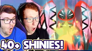 OVER 40 SHINIES! - INSANE Custom Pokemon Shiny Reaction Montage!