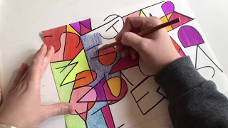 Abstract Art - Using Letters!