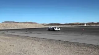 Mercedes-Benz SLS AMG hot-laps Streets of Willow Springs