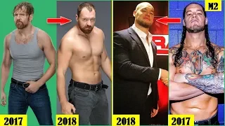 20 WWE SUPERSTARS Who Changed Their Look 2018 - Dean Ambrose, Baron Corbin..