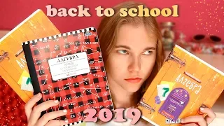 BACK TO SCHOOL 2019! // покупки канцелярии, одежды и материалов к ЕГЭ