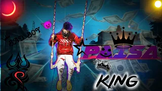 Paisa 🤑-Free Fire BS King || Free Fire king Video Editing || FF Status