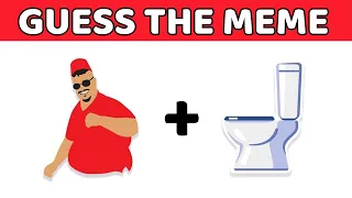 Guess The Meme By Emoji l Wednesday, Skibidi Toilet, One Two Buckle My Shoe, Skibidi Dom Dom Yes Yes