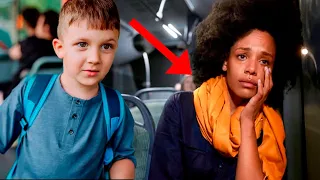 Boy defended a poor woman on the bus. The next morning, a Mercedes went to his school!