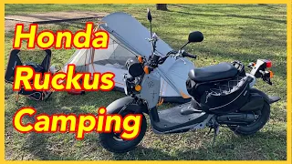 Honda Ruckus Camping