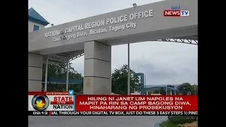 SONA: Hiling ni Janet Lim Napoles na mapiit pa rin sa Camp Bagong Diwa, hinaharang ng prosekusyon