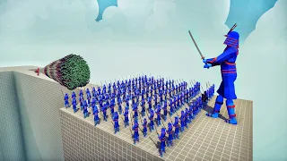 100x SAMURAI + GIANT vs EVERY GOD - Totally Accurate Battle Simulator TABS