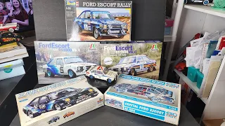 MY ENTRY INTO LEFT COAST MODEL CAR BUILDS GROUP BUILD HOSTED BY PAUL ITALERI MK II FORD ESCORT RALLY