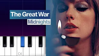 Taylor Swift - The Great War (Piano Tutorial)