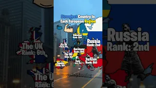 Strongest Country In Each European Region
