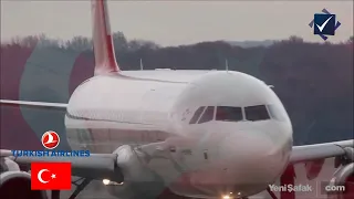 Çek ve Alman pilotların fırtınadan inemediği piste inen çılgın Türk! (THY Düsseldorf İniş)