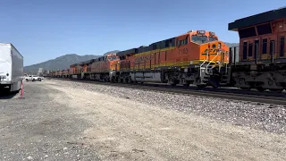 BNSF Intermodal Security Check. Always show respect! Railfan do's and don'ts! 4-21-22 4KHDR