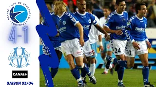 Strasbourg - OM (4-1) [Résumé Match Ligue 1 Saison 2003/2004]