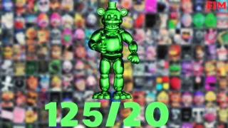 Ultra Custom Night | 125/20! (25000 Pontos) (Troféu Esmeralda Freddy) 🏆✨