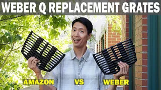 WEBER vs AMAZON: Weber Q Replacement Grill Grates Comparison