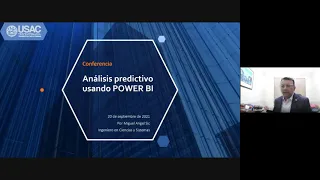 Conferencia Analítica predictiva usando Power BI