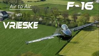 4Kᵁᴴᴰ  Air to AIR F-16   with "Vrieske"  & his Dream Viper