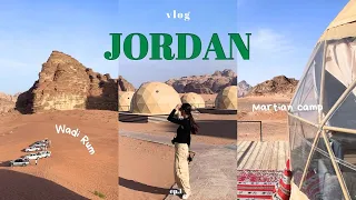 Jordan VLOG｜4 day trip in Jordan🇯🇴｜Wadi Rum "Dune" was filmed｜The Martian luxury tent  (PART 1)