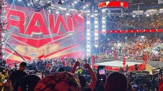 WWE Wrestlemania RAW 28 March 2022 Show - WWE RAW 3/28/2022 - Roman Reigns, BROCK LESNAR,