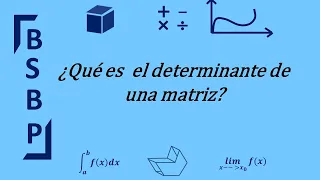 Determinante de una matriz | Definición #matemática #algebra