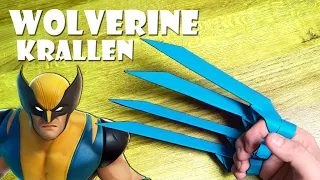 Wolverine Krallen Origami falten, basteln mit Papier - paper fortnite wolverine claw DIY craft [4K]