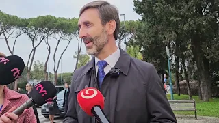 Tlačový brífing ministra Juraja Blanára v Ríme