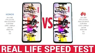 Honor 20 Pro vs Huawei Mate 20 Pro - Real Life Speed Test! [Big Difference?]
