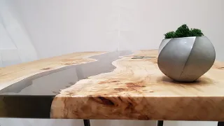 Стол-река из тополя. River Table. #wood #epoxyresin