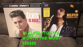 10 Most Expensive Elvis Presley FTD Vinyl LP’s. The King’s Court